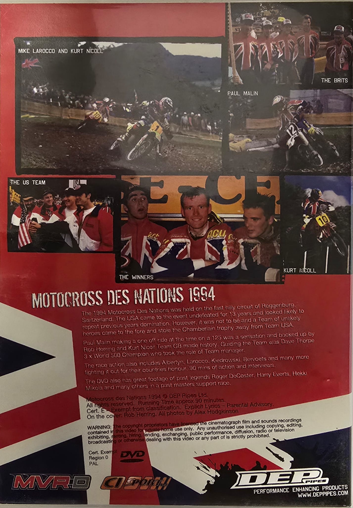 DVD - Team GBs' victorious 1994 MXoN